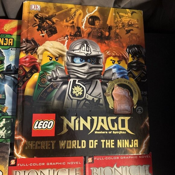 Lot of 6 Lego Books Ninjago Bionicle Ghost Ninja Nexo Knights NO TOYS JUST BOOKS - Picture 2 of 14